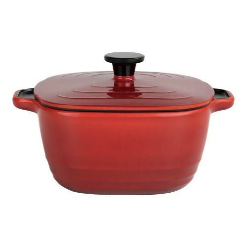 メラミン パールリバーポット 24cm レッド