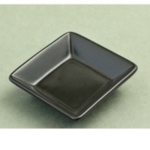 【飲食店定番】TB 角型小皿 黒/10入