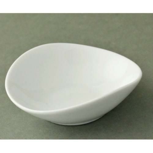 【飲食店定番】TB 楕円鉢 SSS 白/5入