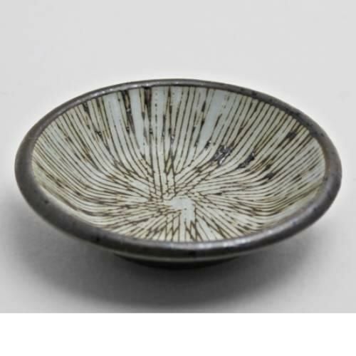 【飲食店定番】TB クシ目深口2.5皿 濃茶/20入