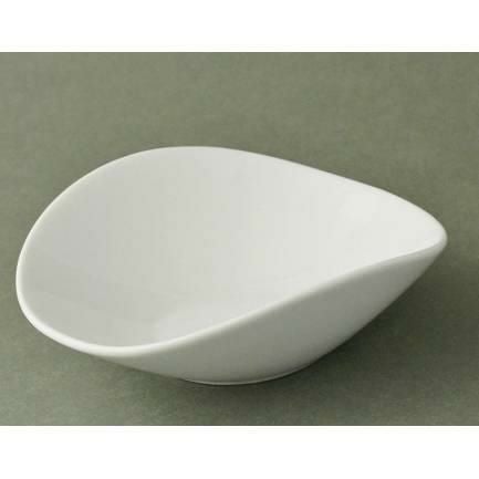 【飲食店定番】TB 楕円鉢 SS 白/5入