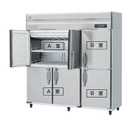 【ホシザキ】恒温高湿庫(エアー冷却方式) HCR-180AB3-ML 幅1800×奥行800×高さ1910(～1940)(mm)《左4室 内寸() 1046×623×1188》《右2室 内寸() 462×623×1188》※左4ドア室、右2ドア室のセパレートです。 三相200V/
