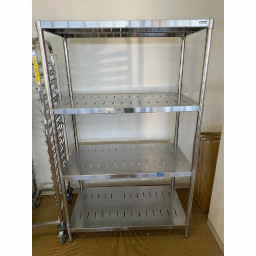 パイプ棚 業務用 /送料別途見積 送料無料】【中古】パイプ棚 幅1200×奥行