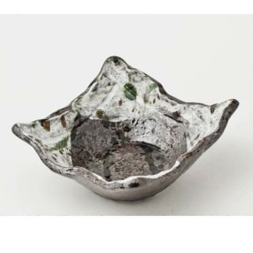 【飲食店定番】TB 淡雪化粧 手造り風角鉢/1入