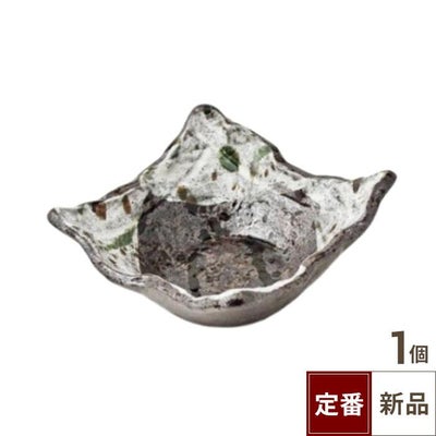 TB 淡雪化粧 手造り風角鉢/1入