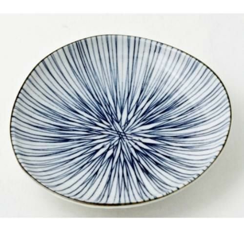 【店舗定番】TB 細十草 三角 4.0皿/20入