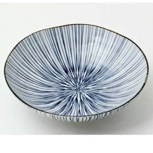 【飲食店定番】TB 細十草 六兵 5.5浅鉢/20入