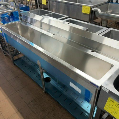 KP1-1800,KPC1-1800 【組立式/東製作所】 一槽シンク 幅1800×奥行450