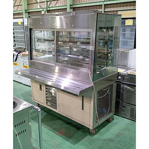 【業界最長1年保証】【中古】冷蔵ショーケース ホシザキ CAM75JS-T 幅1500×奥行950×高さ1750 【送料別途見積】【三芳中古製パン機械専門店在庫】