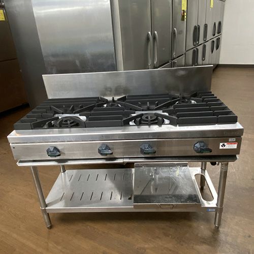 業務用/新品】【マルゼン】ガステーブル 8口 パワークック MGTX-1812F