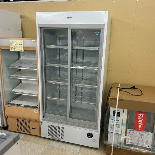 中古】冷蔵リーチインショーケース ホシザキ RSC-120D-B 幅1200×奥行
