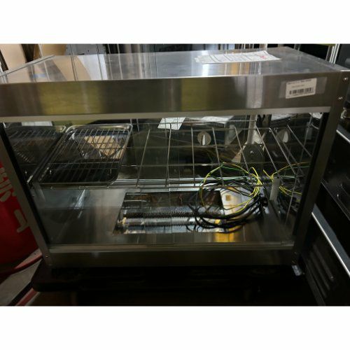 業務用/新品】 ニチワ ホットショーケース 前後ガラス引き違い戸 HSC