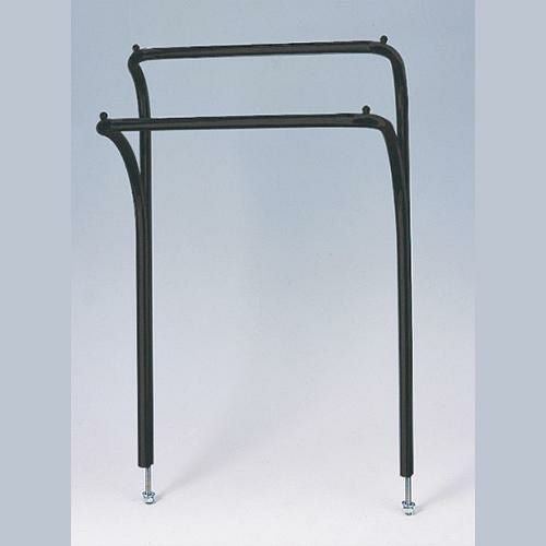 黒クロームメッキトング掛け棒 幅370mm 高さ560mm