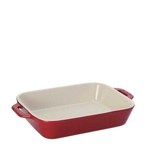 ストウブ セラミック レクタンギュラーディッシュ 14cm×11cm チェリー 40508－582