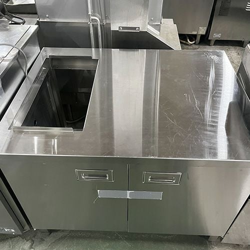 中古】スチコン TSCO-061GBCL用架台 タニコー 幅860×奥行660×高さ695