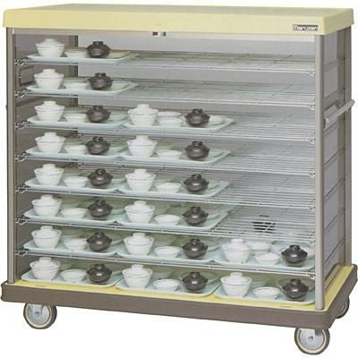 【マルゼン】病院用配膳車 ワイドサイズ 8段 MHNW-48