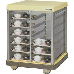 【マルゼン】病院用配膳車 トレイ差込コンパクトタイプ 5段 MHRC-20S