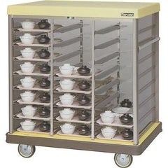 【マルゼン】病院用配膳車 トレイ差込スタンダードタイプ 9段 MHRS-54S