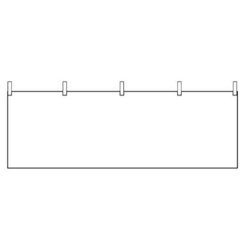 「白無地」 のぼり屋工房【N】
