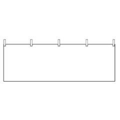 「白無地」 のぼり屋工房【N】