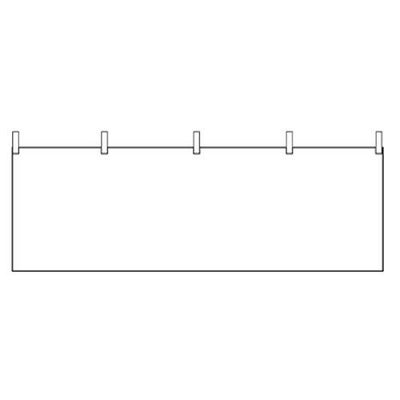 「白無地」 のぼり屋工房【N】