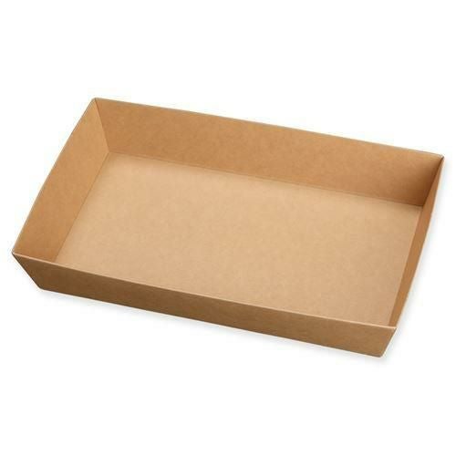 ケーピープラテック 紙容器 未晒紙ボックス KM-77 本体 ナチュラル 50枚