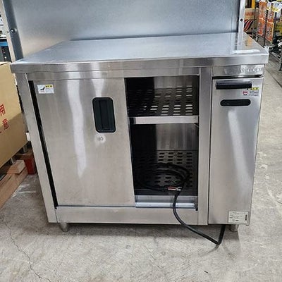 業務用/新品】【マルゼン】電気ディッシュウォーマーテーブル 片面式 