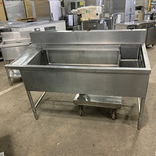 ≪★zyt2210ジ≫ マルゼン ステンレス製 角丸シンク BKS-163 幅105cm 奥行63cm 現状品 業務用/日本そば釜システム製品/ブリームシリーズ/中古厨房機器/宮城県仙台市 70525-03 BKS-166 角丸シンクそばシンク マルゼン｜テンポスドットコム通販サイト