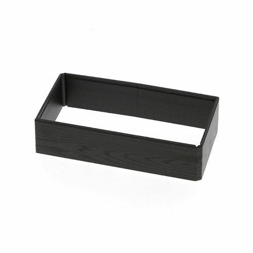 アクタ 弁当容器 ワン折重(フチ) 70×37(48) 黒焼杉 50枚