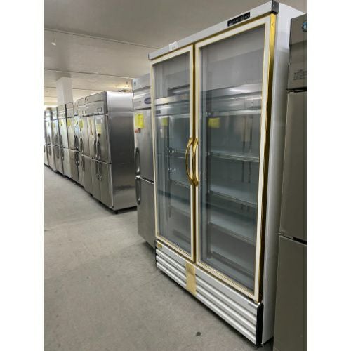 中古】冷蔵リーチインショーケース ホシザキ RSC-120D-B 幅1200×奥行
