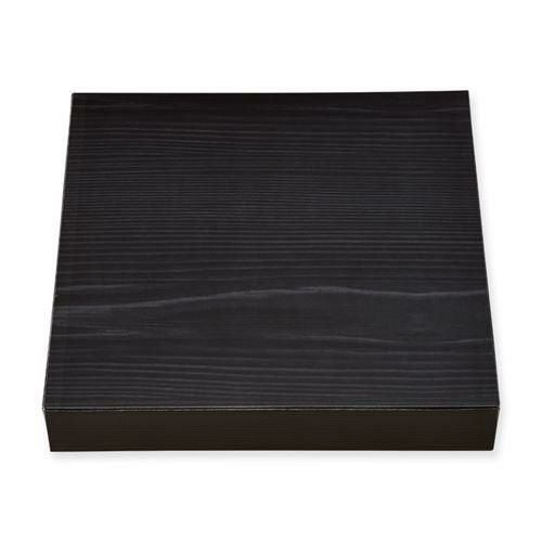 エフピコチューパ 仕出し弁当容器 紙ボックス一体型 80-80 黒木目 50枚