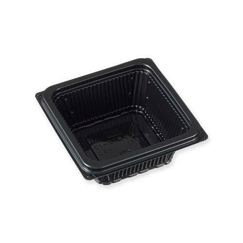 【1枚/約23円】エフピコ 丼・お重容器 DLV角 12-12（47） 本体 黒 50枚