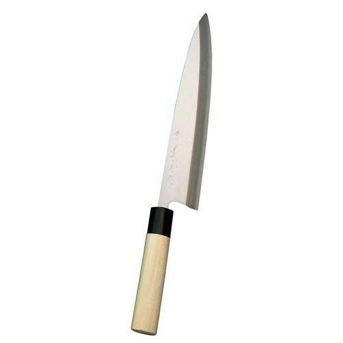 堺實光 上作(白鋼ニ号)身卸庖丁 21cm 17573