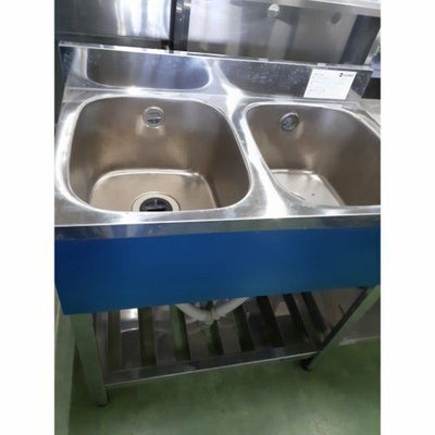 KP2-750,KPC2-750【東製作所】二槽シンク【組立式】幅750×奥行450×高さ 