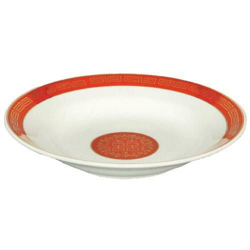 赤金 8吋スープ皿