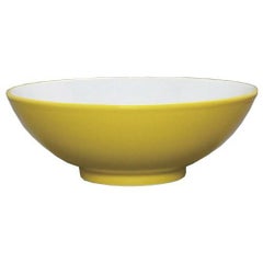 ウルトライエロー(中白) 丸6.8寸丼