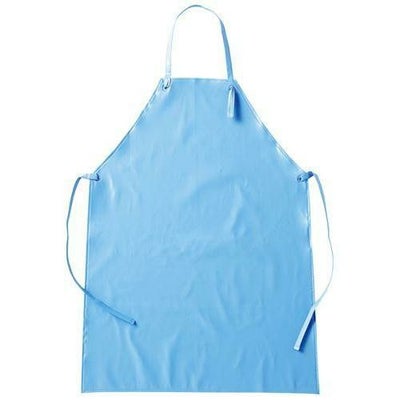 耐油ウレタンエプロン ブルー