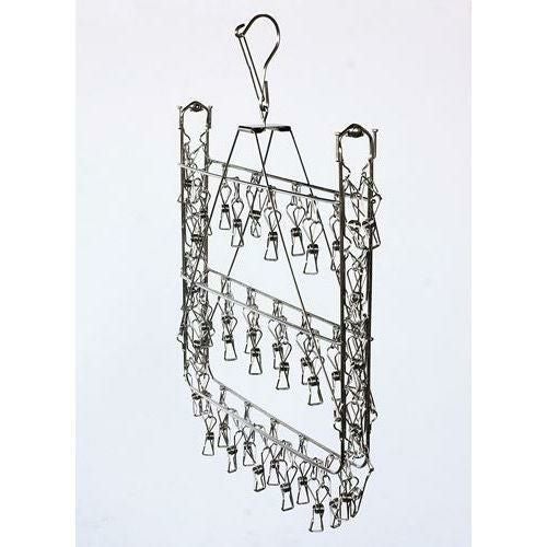 ステンレス 角型ピンチハンガー 48ピンチ SHS-48F