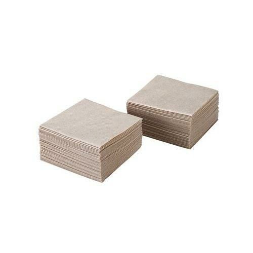 ナインナフキン 未晒 無地 100入