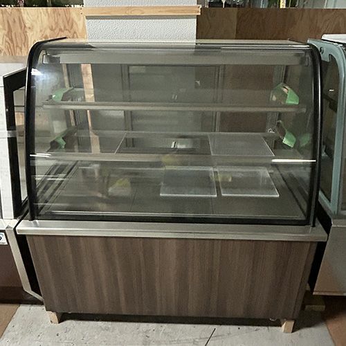 【中古】対面冷蔵ショーケース 保坂製作所 幅1200×奥行750×高さ1200 【送料別途見積】【製菓製パン堺センター在庫】