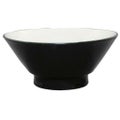 黒釉(中白) 切立高台7寸丼