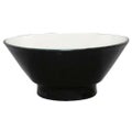 黒釉(中白) 切立高台6.3寸丼