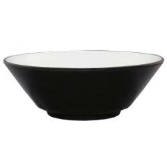 黒釉(中白) 切立6.3寸丼