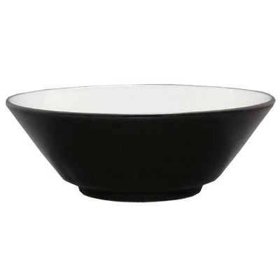 黒釉(中白) 切立6.3寸丼