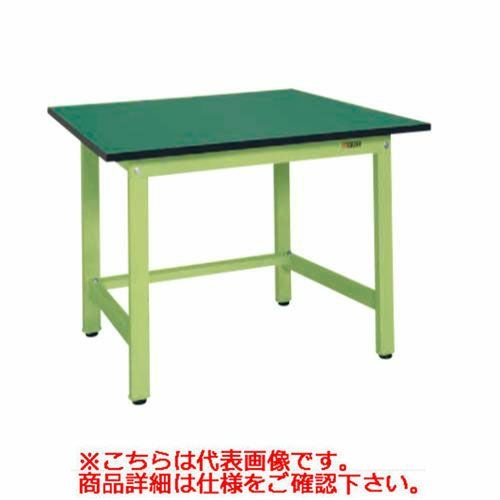 【固定式】【サカエ】軽量作業台KSタイプ(改正RoHS10物質対応) KS-096FE 幅W900×奥行D600×高さH740(mm)