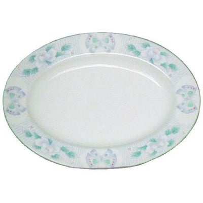 ヒスイ花蝶 8吋プラター