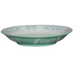 ヒスイ花蝶 7.5冷麺皿