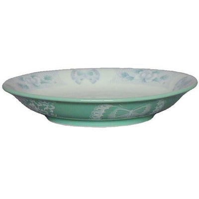 ヒスイ花蝶 7.5冷麺皿