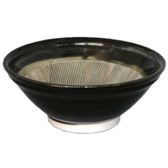 黒(中織部) 7寸スリ鉢