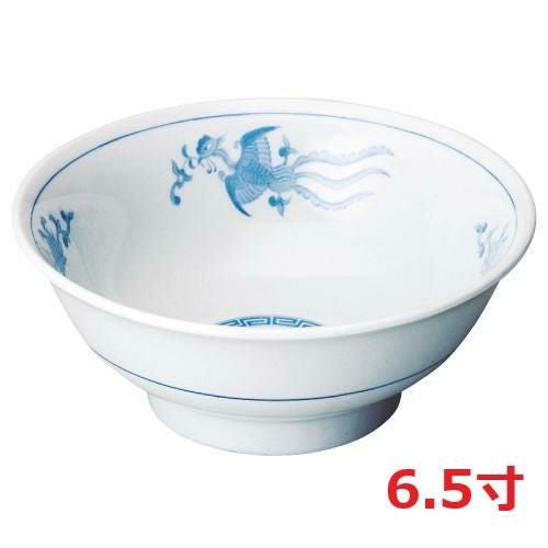 ラーメン丼 鳳凰 丸反6・5寸丼 10個入